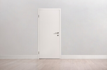 White internal door
