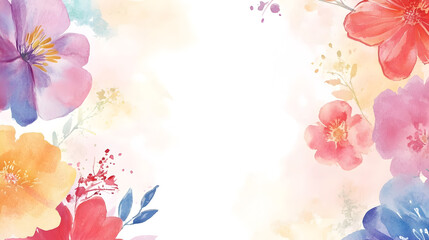 un fondo decorativo con espacio de copia con flores decorativas en tonos pastel fondo abstracto para plantilla o tarjeta