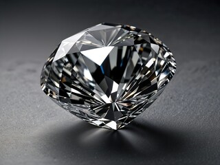 diamond on black background