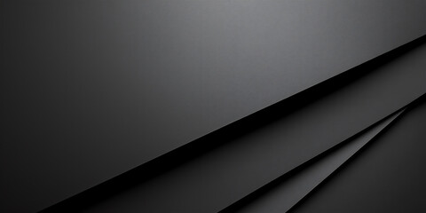 geometric black background. texture of paper and layers. simple background
