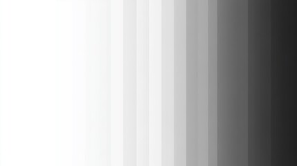 Obraz premium A gradient image transitioning from white to black, showcasing a smooth tonal range.