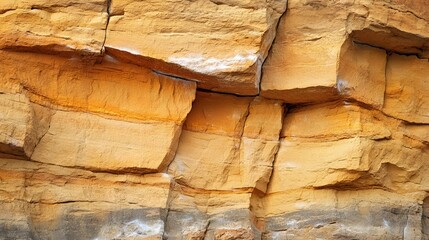 A couple climbing a towering sandstone wall their bright clothing contrasting against the earthy tones of the rock.
