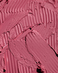 pink lipstick swatch, decorative makeup cosmetic texture