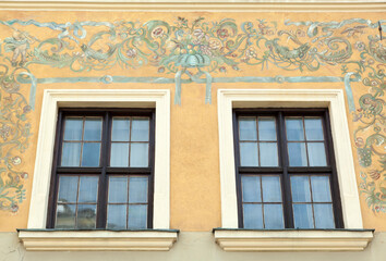 Lublin Old Town House Windows