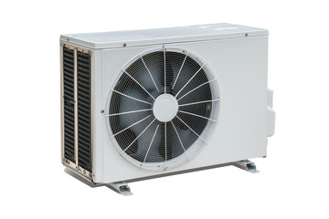 Modern AC unit isolated on transparent background