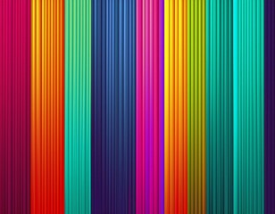 Obraz premium Fond bandes multicolores. Generated image