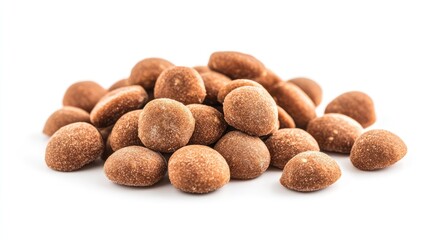 Amarettini cookies arranged on a white background showcasing their texture and enticing appearance for dessert or snack presentations