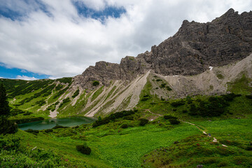 Wanderung vom Vilsalpsee auf die Landsberger H&uuml;tte