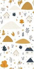autumn background with leaves