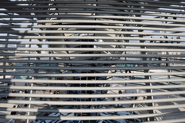 Image of dome from inside the Reichstage Building in Berlin, Germany on June 19, 2024.