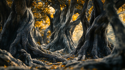 Ancient Forest Trees