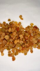 raisin, dried grapes, light raisin, fruit, dried fruit, raisin on white background 