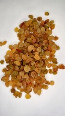 raisin, dried grapes, light raisin, fruit, dried fruit, raisin on white background 