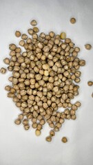 chickpeas, beans, product, agriculture, porridge, chickpeas on a white background 