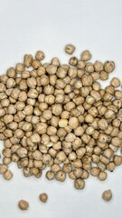 chickpeas, beans, product, agriculture, porridge, chickpeas on a white background 