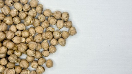 chickpeas, beans, product, agriculture, porridge, chickpeas on a white background 
