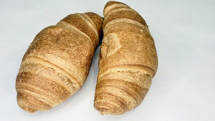 croissants, bread, pastries, croissants on a white background 