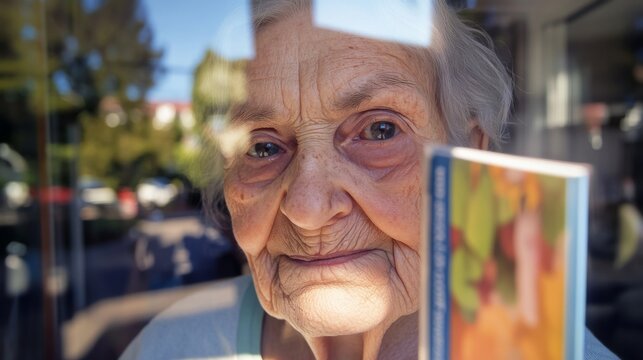 Portrait of an elderly man with a thoughtful expression and soft lighting