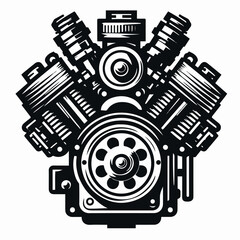 engine logo illustration
