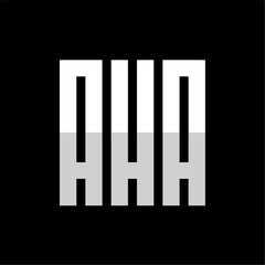 AHA logo design vector template elements