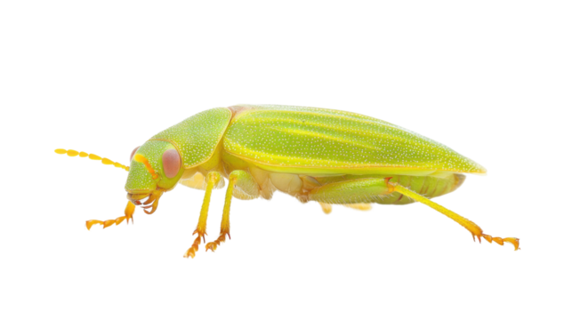 Green bug transparent background