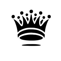 Black and White Crown: A simple yet powerful symbol of royalty, leadership, and triumph.  This elegant design embodies the spirit of ambition and achievement.