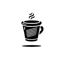Coffee Cup Icon: A simple yet elegant coffee cup icon with steam rising from it. Perfect for branding, social media, or design projects that need a touch of caffeine. 