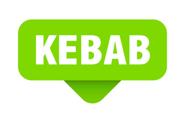 KEBAB banner, button, sticker, label