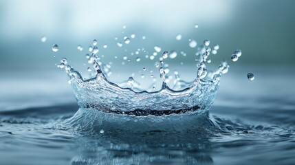 Wave rolling forward with dramatic splash, close-up detail of water movement, marine texture, natural aquatic scene, refreshing sea imagery, dynamic blue wave concept