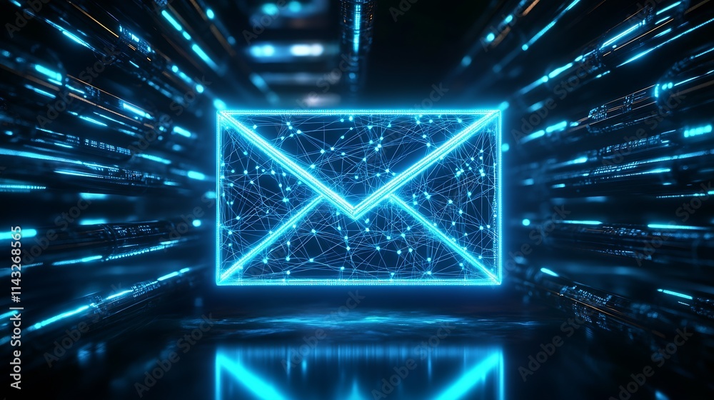 Poster Digital Email Communication in a Futuristic Virtual Network Environment : Generative AI