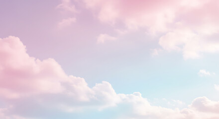 A pastel pink background clouds with a soft gradient, offering a calming and elegant space for text or branding.