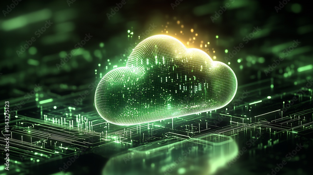 Poster Innovative Green Digital Cloud Computing Technology With Circuit Design : Generative AI