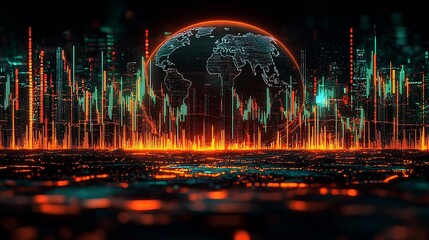 Advanced digital earth with dynamic data spikes in a technology-driven metropolis : Generative AI