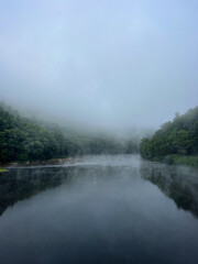 fog over the river