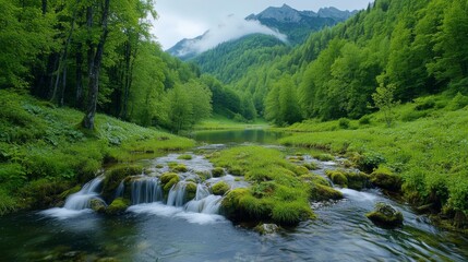 Majestic Mountain Stream Adventure
