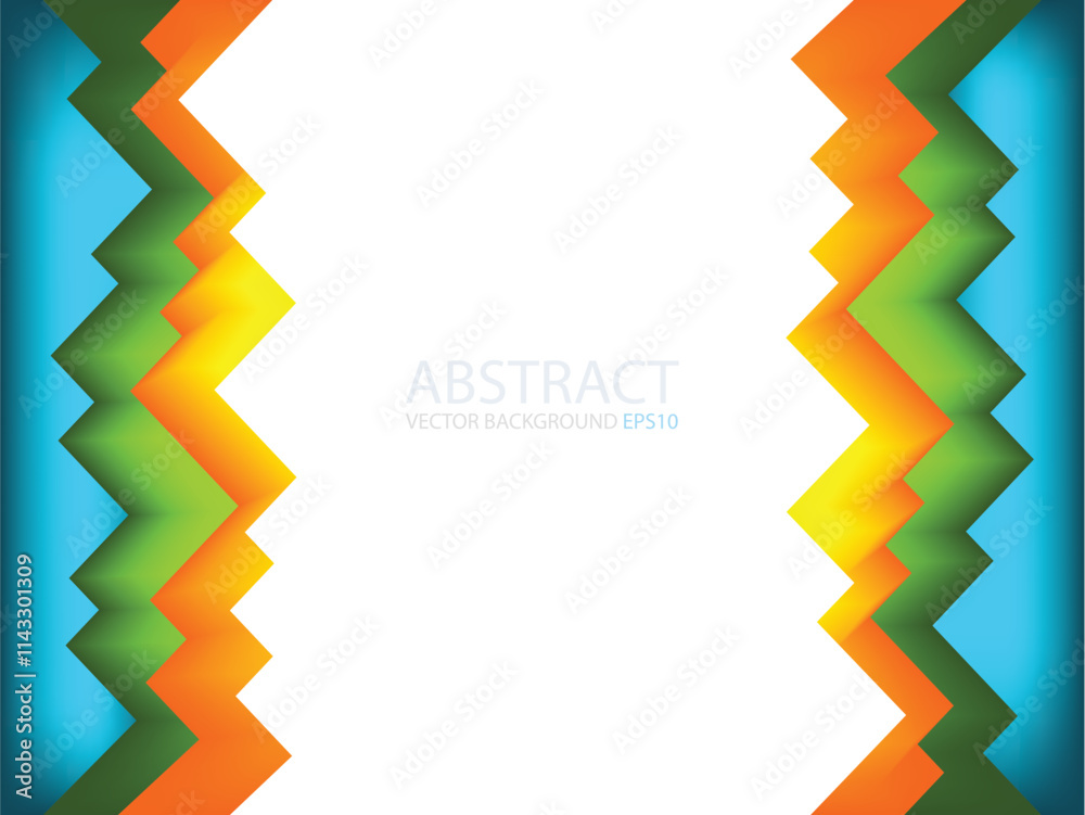 Poster graphic geometric triangle overlap vector layer background for text and message design