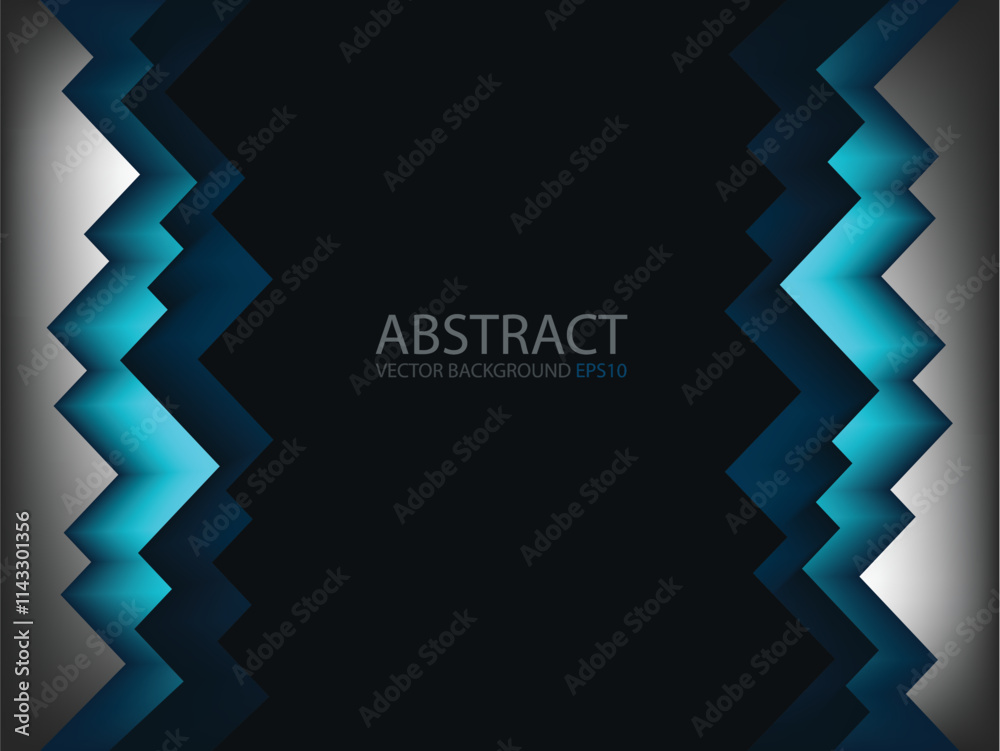 Poster graphic geometric triangle overlap vector layer background for text and message design