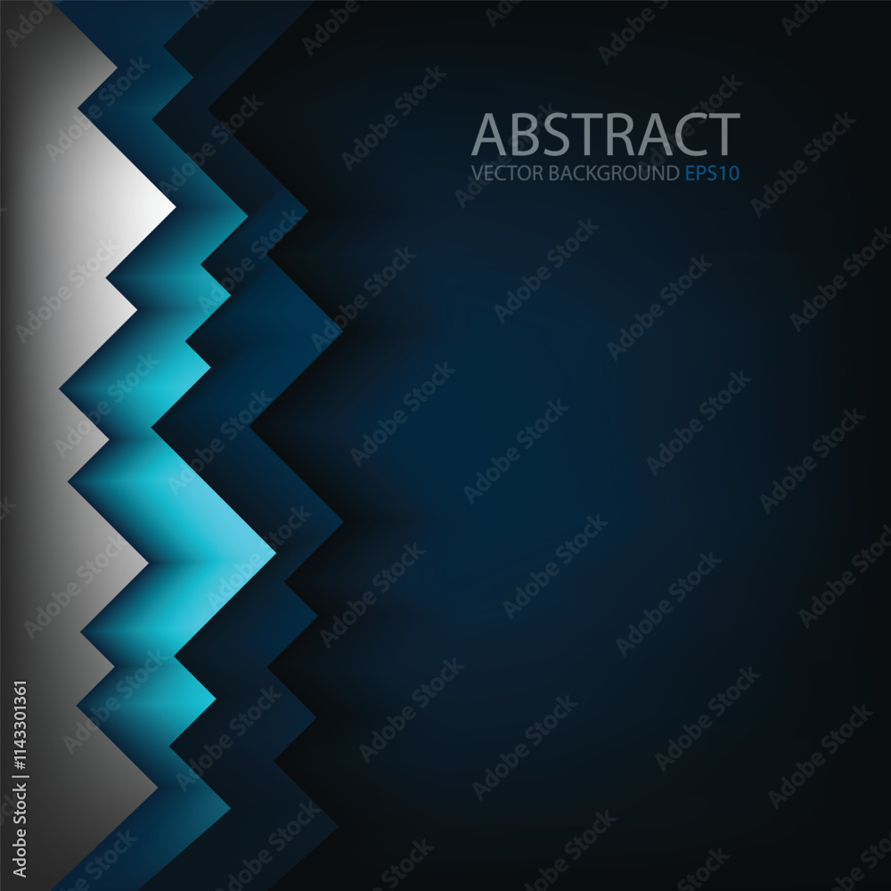 Poster graphic geometric triangle overlap vector layer background for text and message design