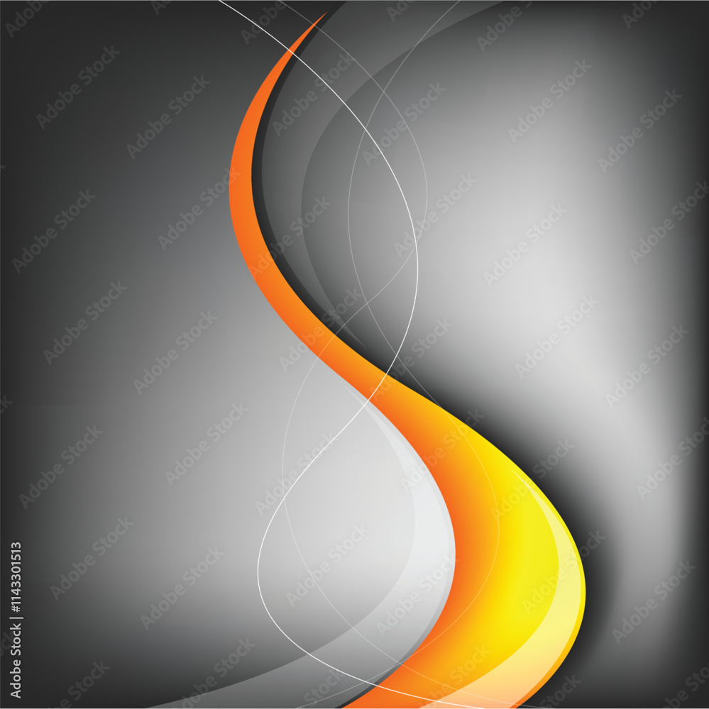 Fototapete graphic vector curve line overlap background for text and message design