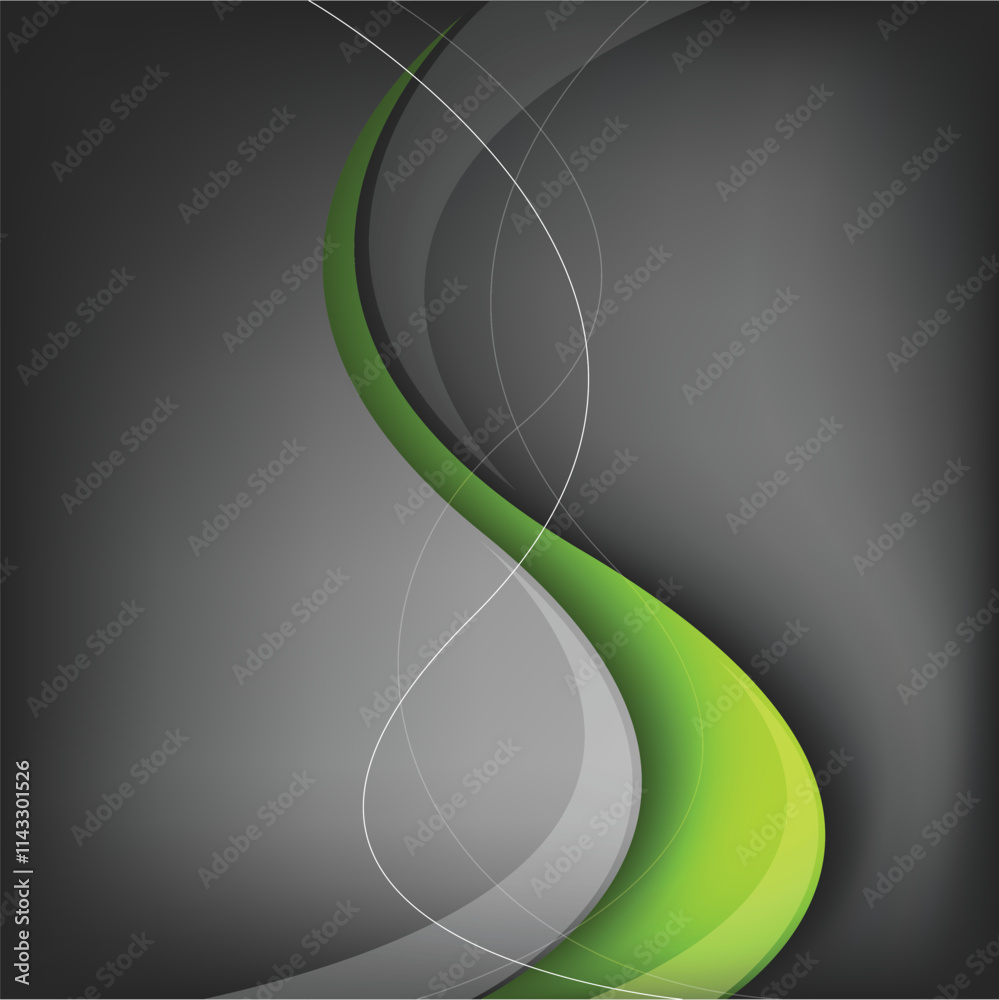 Fototapete graphic vector curve line overlap background for text and message design