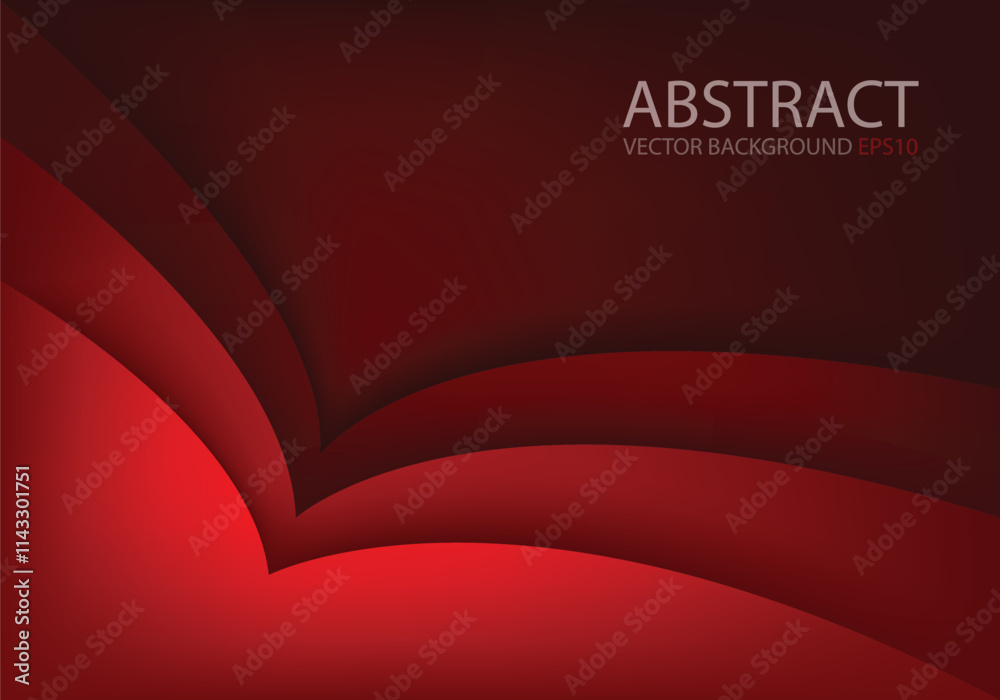 Fototapete graphic vector curve line overlap background for text and message design