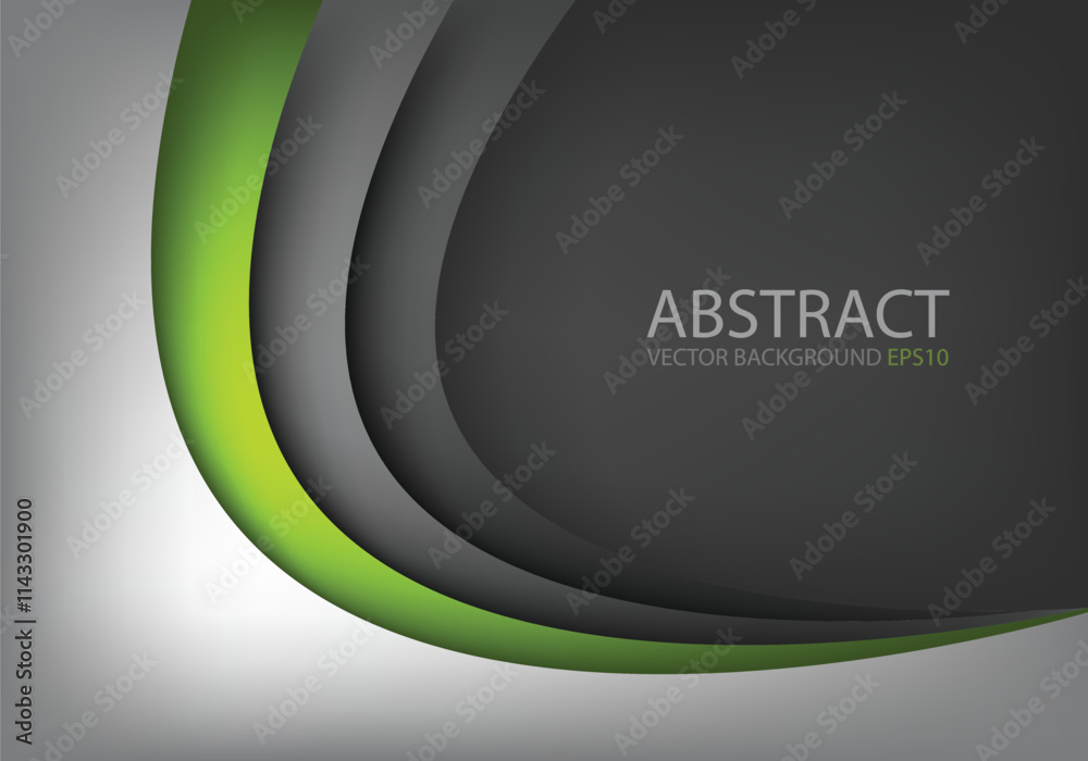 Fototapete graphic vector curve line overlap background for text and message design