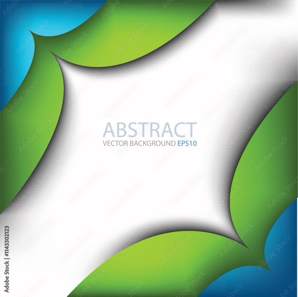 Fototapete graphic vector curve line overlap background for text and message design