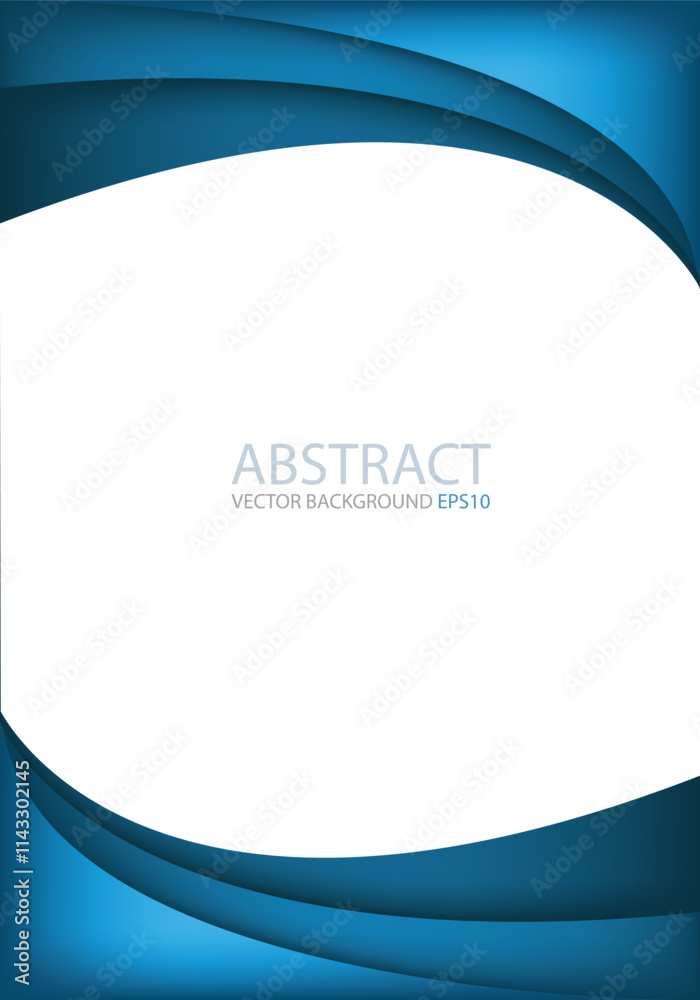 Poster graphic vector curve line overlap background for text and message design