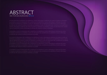graphic vector curve line overlap background for text and message design