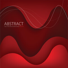 graphic vector curve line overlap background for text and message design