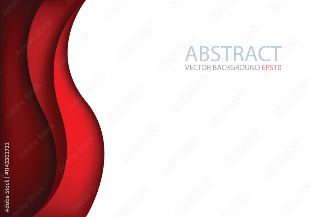 Fototapete graphic vector curve line overlap background for text and message design