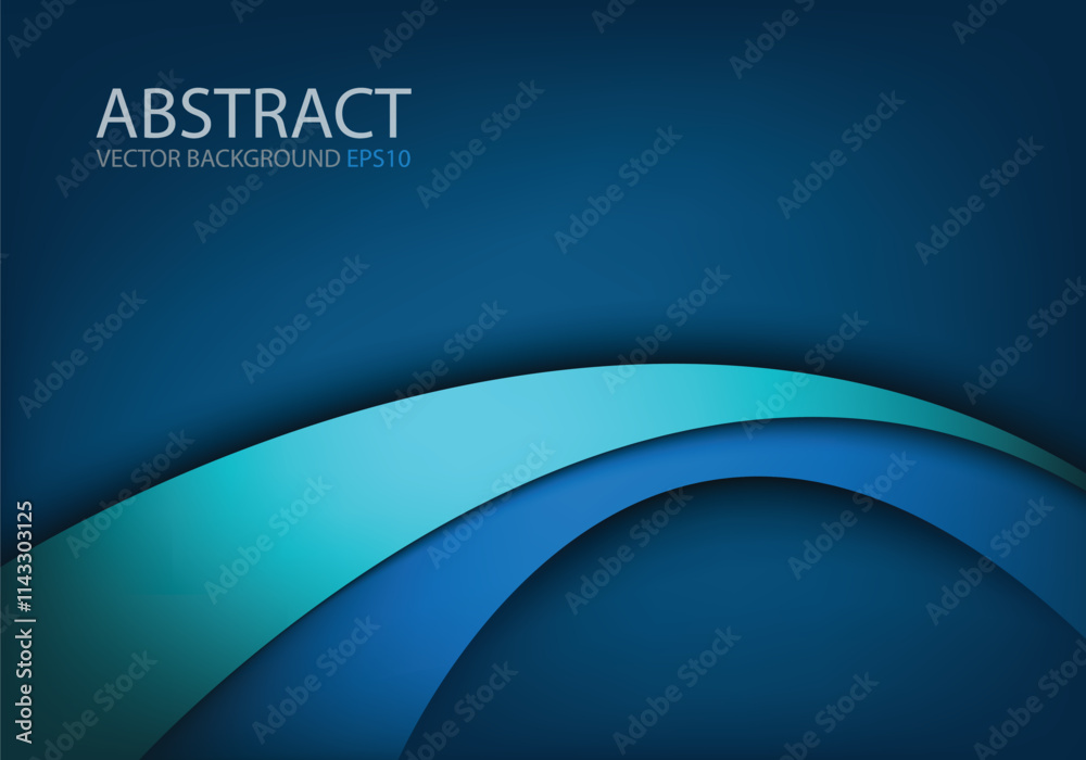 Poster graphic vector curve line overlap background for text and message design
