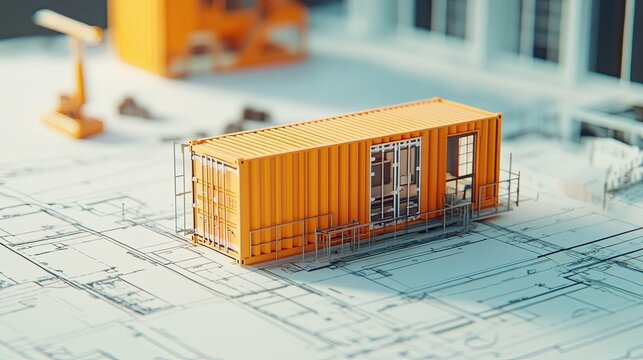 Elevated Living: A Volumetric Study of a Multi-Level Container Home