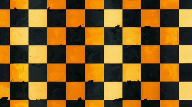 A vibrant black and yellow checkerboard or chessboard pattern fills the space, perfect for creative projects, design inspiration, and artistic backgrounds showcasing bold contrast, backdrop